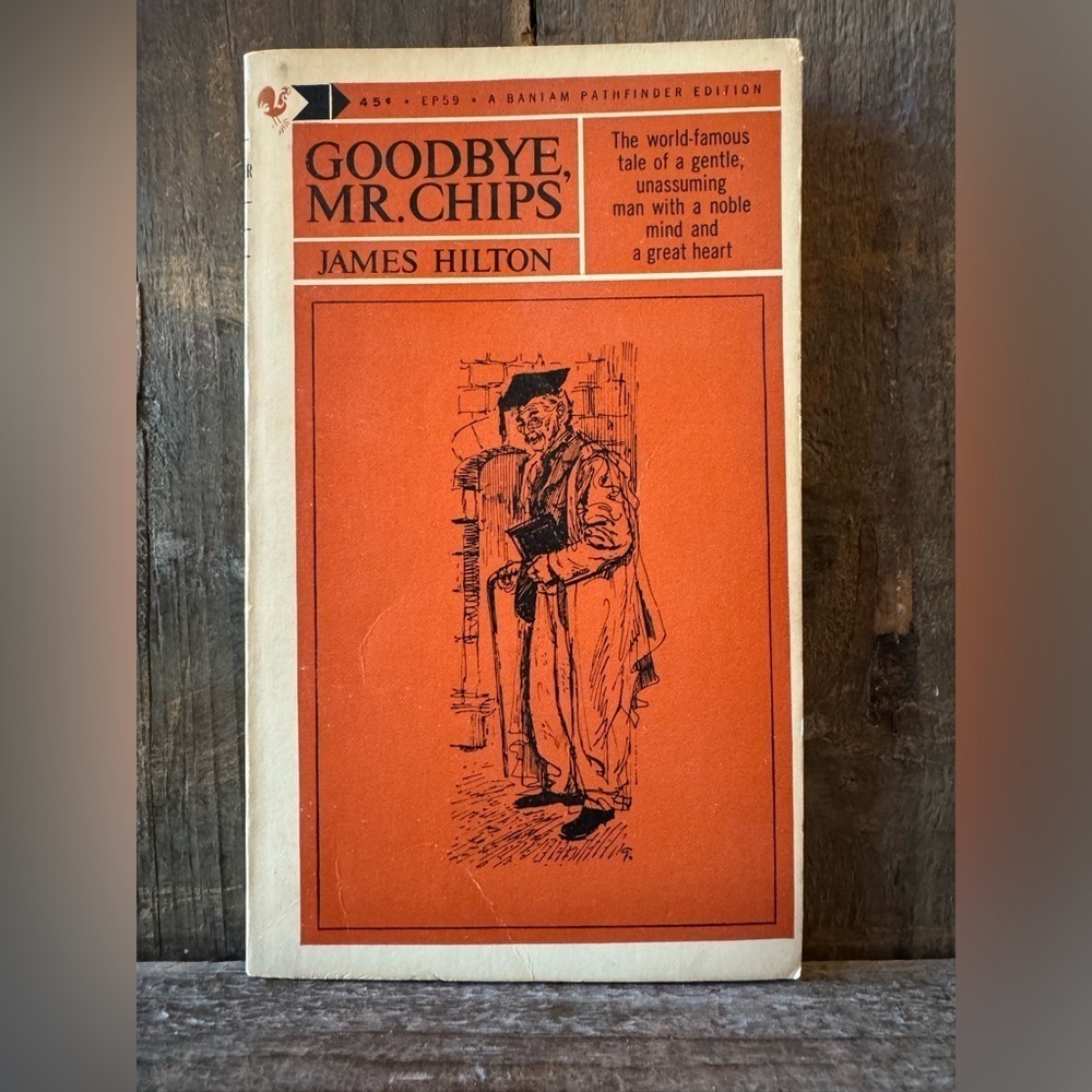 VINTAGE 1963 Goodbye, Mr. Chips by James Hilton - Paperback